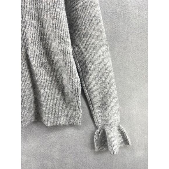 NWT Vero Moda Sweater Womens Sz M Simone Ribbed Knit Pullover Ruffle Sleeve - Picture 3 of 11